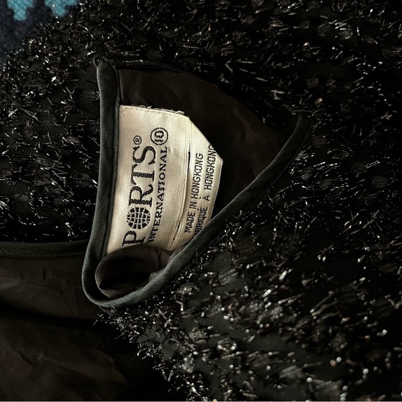 Elegant Vintage Ports International Metallic Cocktail Dress - Picture 5 of 5